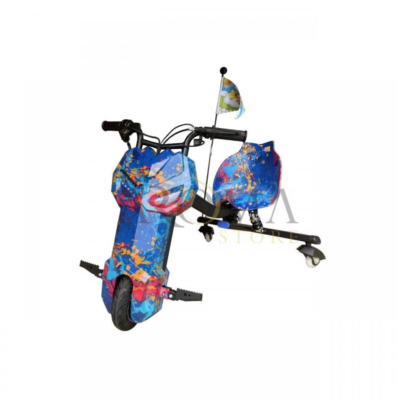 Triciclo Eletrico Pro-Move PM-407 Drifting Scooter - Azul Pintado