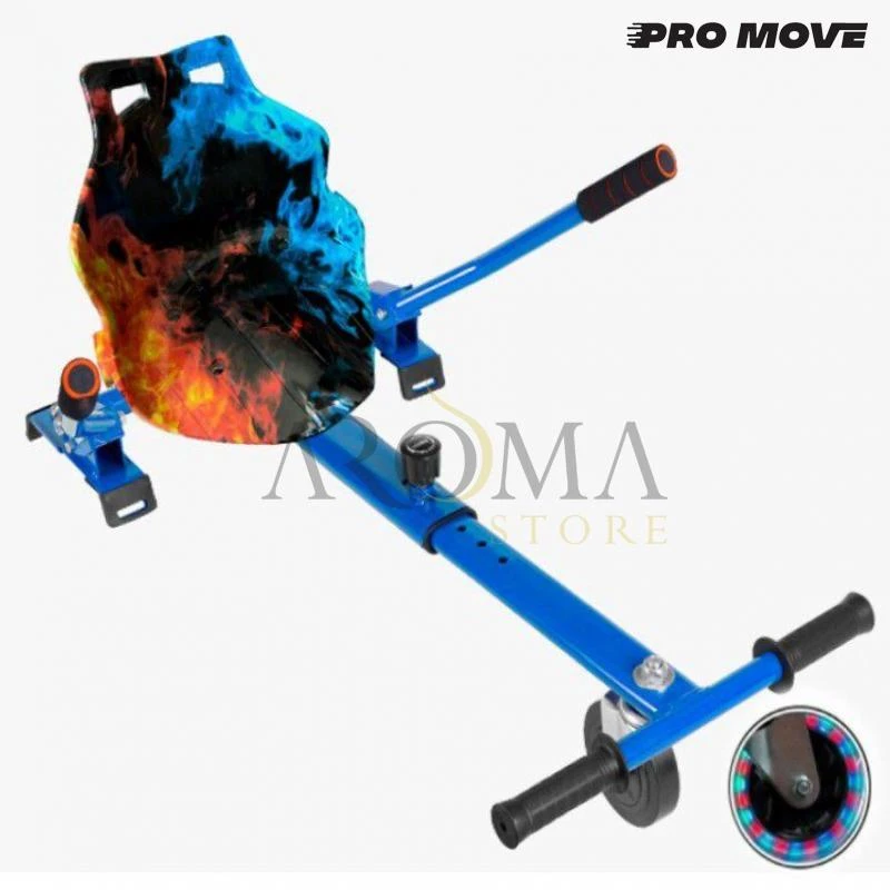 Carrinho para Scooter PM-903 HoverKart Gelo Fogo - Roda LED