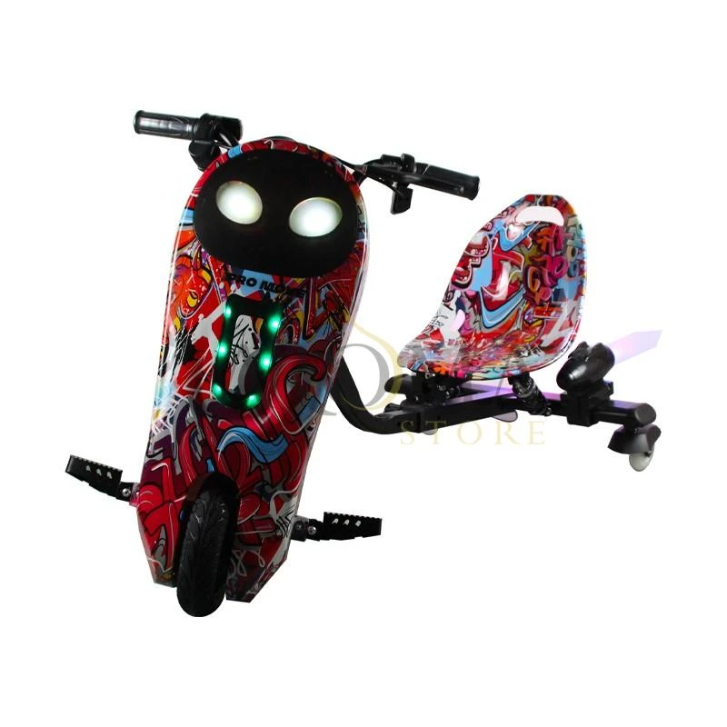 Triciclo Eletrico Pro-Move PM-310 Drifting Scooter - Vermelho Digimon