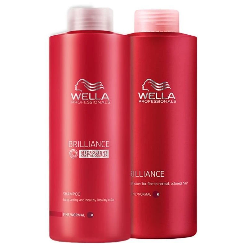 Kit Wella Brilliance Duo Shampoo e Condicionador 1LT