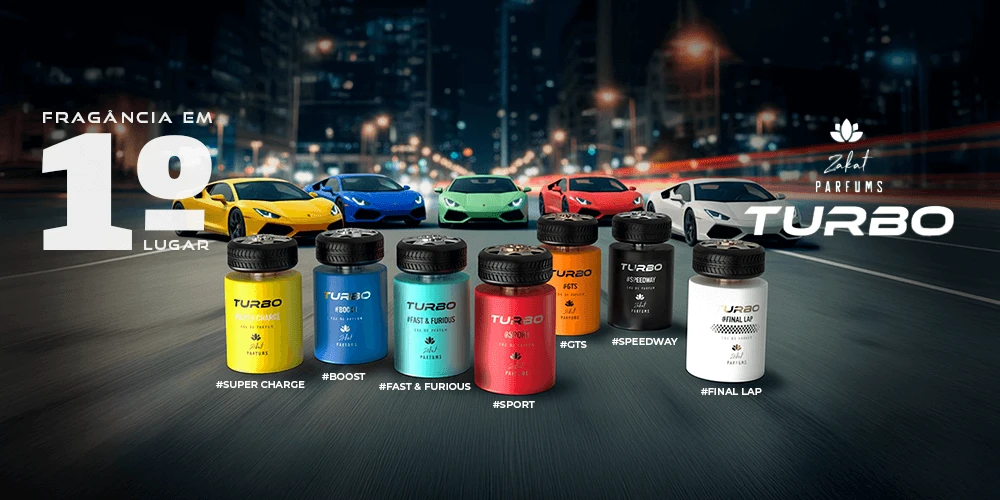 Perfume Zakat linha TURBO 100ml EDP