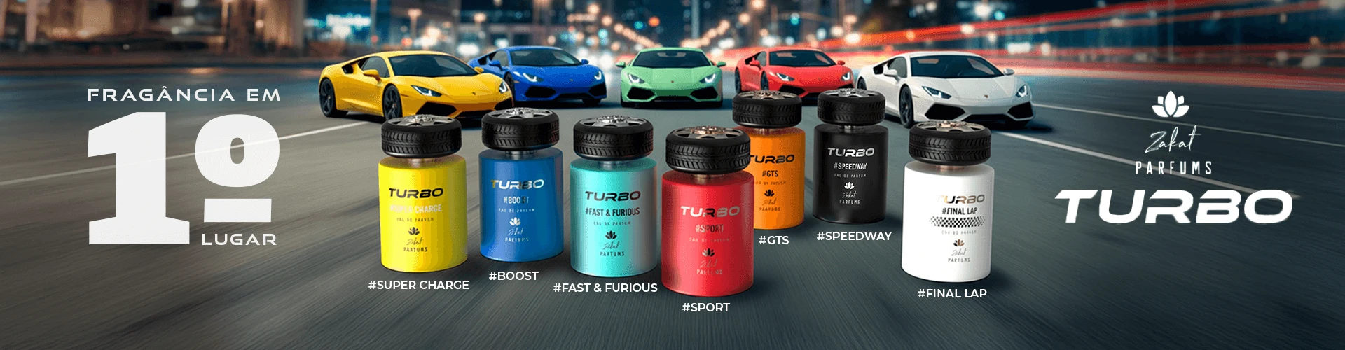 Perfume Zakat linha TURBO 100ml EDP